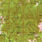 United States Geological Survey Chopin, LA (1954, 62500-Scale) digital map