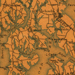 United States Geological Survey Choptank, MD (1898, 125000-Scale) digital map