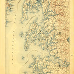 United States Geological Survey Choptank, MD (1908, 125000-Scale) digital map