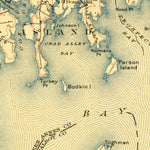 United States Geological Survey Choptank, MD (1908, 125000-Scale) digital map