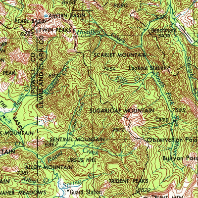 United States Geological Survey Choteau, MT (1955, 250000-Scale) digital map