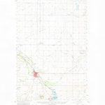 United States Geological Survey Choteau, MT (1960, 62500-Scale) digital map