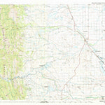 United States Geological Survey Choteau, MT (1984, 100000-Scale) digital map