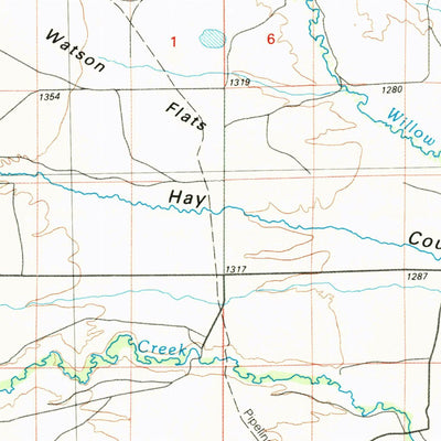 United States Geological Survey Choteau, MT (1984, 100000-Scale) digital map