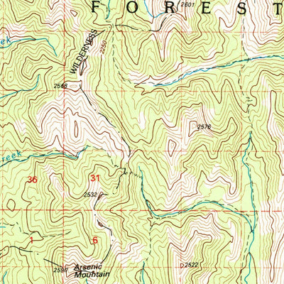 United States Geological Survey Choteau, MT (1984, 100000-Scale) digital map