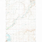 United States Geological Survey Choteau SE, MT (1987, 24000-Scale) digital map