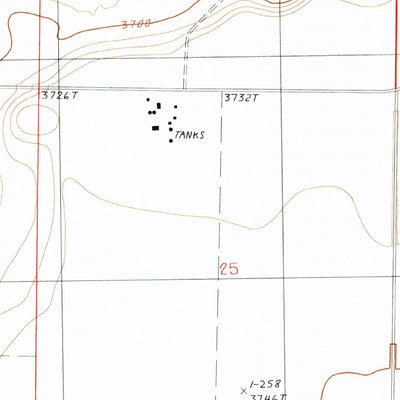 United States Geological Survey Choteau SE, MT (1987, 24000-Scale) digital map