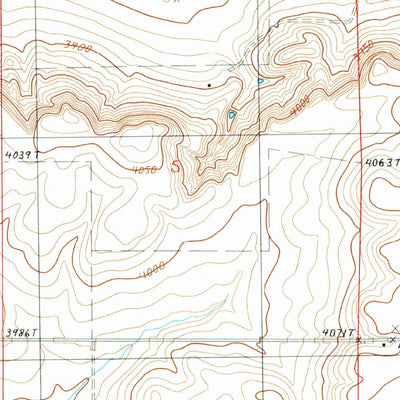 United States Geological Survey Choteau SE, MT (1987, 24000-Scale) digital map