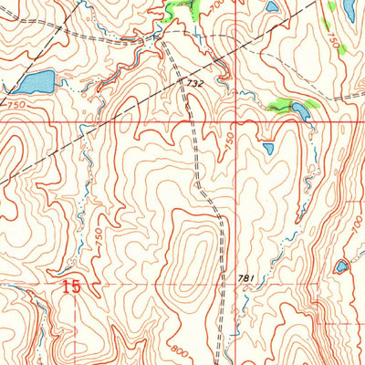 United States Geological Survey Chouteau NW, OK (1970, 24000-Scale) digital map