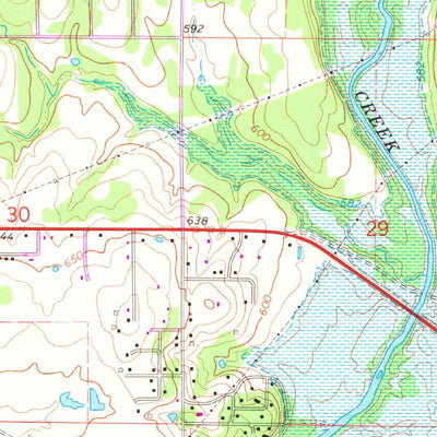 United States Geological Survey Chouteau, OK (1970, 24000-Scale) digital map