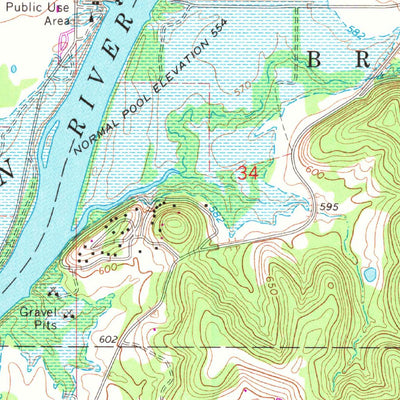United States Geological Survey Chouteau, OK (1970, 24000-Scale) digital map