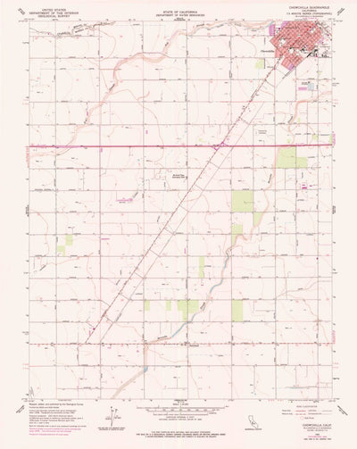 United States Geological Survey Chowchilla, CA (1960, 24000-Scale) digital map