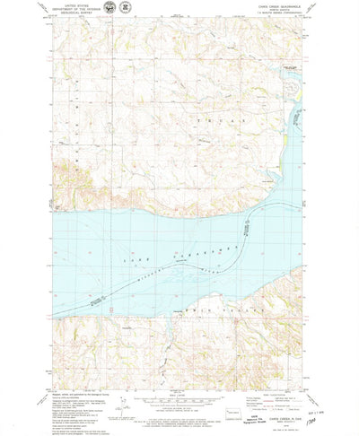 United States Geological Survey Chris Creek, ND (1979, 24000-Scale) digital map