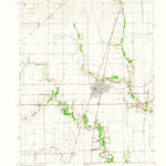 United States Geological Survey Chrisman, IL (1966, 24000-Scale) digital map