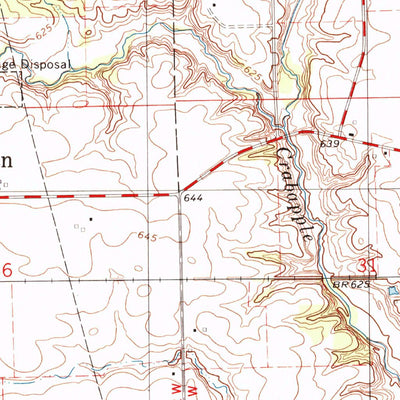 United States Geological Survey Chrisman, IL (1998, 24000-Scale) digital map