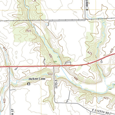 United States Geological Survey Chrisman, IL (2021, 24000-Scale) digital map