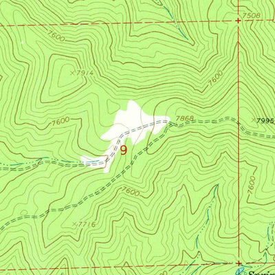 United States Geological Survey Chriss Canyon, UT (1965, 24000-Scale) digital map