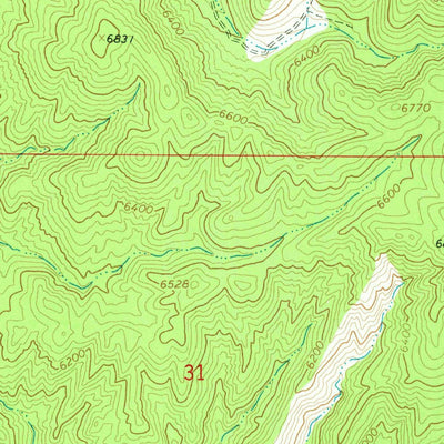 United States Geological Survey Chriss Canyon, UT (1965, 24000-Scale) digital map