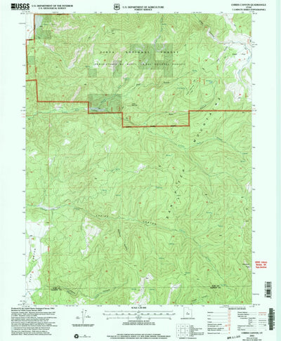 United States Geological Survey Chriss Canyon, UT (2001, 24000-Scale) digital map