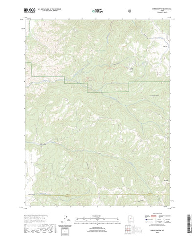 United States Geological Survey Chriss Canyon, UT (2023, 24000-Scale) digital map