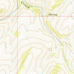 United States Geological Survey Christensen Ranch, MT (1961, 24000-Scale) digital map