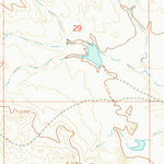 United States Geological Survey Christenson Reservoir, MT (1965, 24000-Scale) digital map