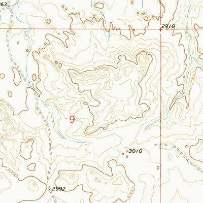 United States Geological Survey Christenson Reservoir, MT (1965, 24000-Scale) digital map