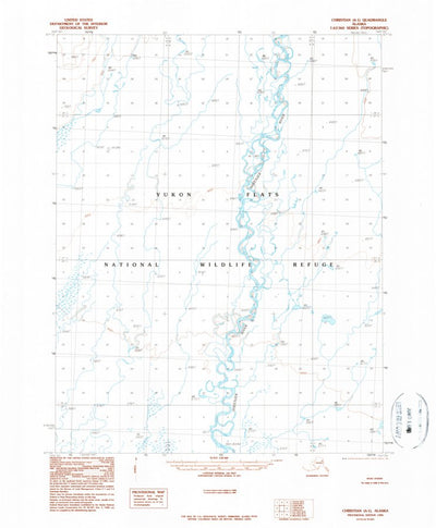 United States Geological Survey Christian A-1, AK (1990, 63360-Scale) digital map