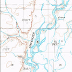 United States Geological Survey Christian B-1, AK (1990, 63360-Scale) digital map