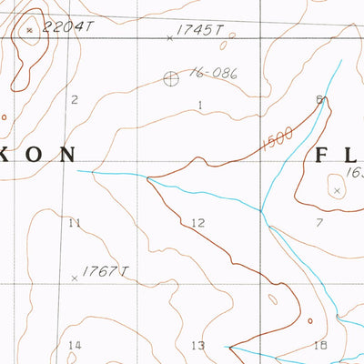 United States Geological Survey Christian B-2, AK (1990, 63360-Scale) digital map