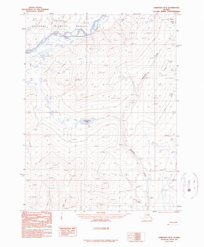 United States Geological Survey Christian B-5, AK (1990, 63360-Scale) digital map