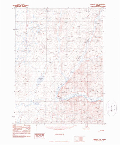 United States Geological Survey Christian C-4, AK (1990, 63360-Scale) digital map
