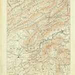 United States Geological Survey Christiansburg, VA-WV (1890, 125000-Scale) digital map