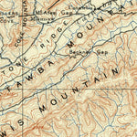 United States Geological Survey Christiansburg, VA-WV (1890, 125000-Scale) digital map