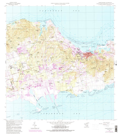 United States Geological Survey Christiansted, VI (1958, 24000-Scale) digital map