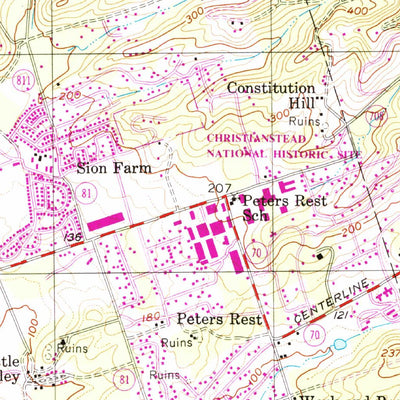 United States Geological Survey Christiansted, VI (1958, 24000-Scale) digital map