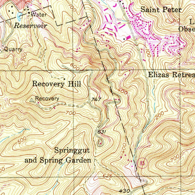 United States Geological Survey Christiansted, VI (1958, 24000-Scale) digital map