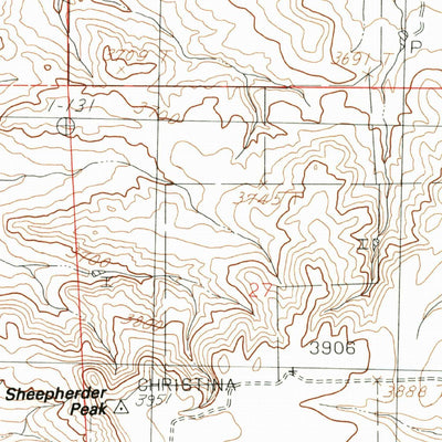 United States Geological Survey Christina, MT (1985, 24000-Scale) digital map