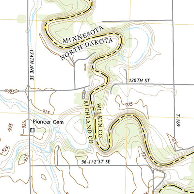 United States Geological Survey Christine, ND (2020, 24000-Scale) digital map