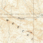 United States Geological Survey Christmas, AZ (1915, 62500-Scale) digital map