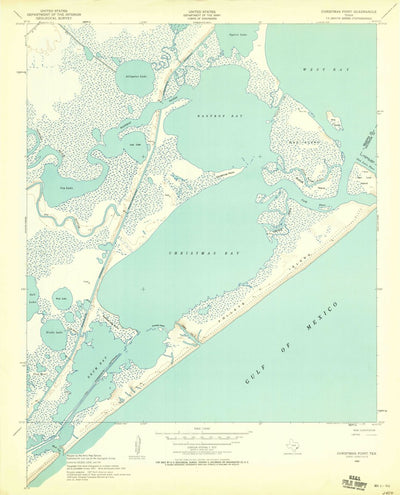 United States Geological Survey Christmas Point, TX (1943, 24000-Scale) digital map