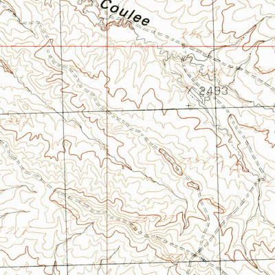United States Geological Survey Christmas Reservoir, MT (1984, 24000-Scale) digital map