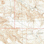 United States Geological Survey Christmas Reservoir, MT (1984, 24000-Scale) digital map