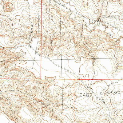 United States Geological Survey Christmas Reservoir, MT (1984, 24000-Scale) digital map