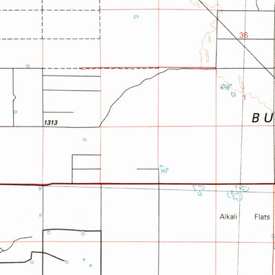 United States Geological Survey Christmas Valley, OR (1986, 100000-Scale) digital map