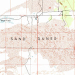 United States Geological Survey Christmas Valley, OR (1986, 100000-Scale) digital map