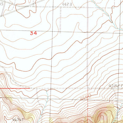 United States Geological Survey Christmas Valley, OR (1986, 24000-Scale) digital map