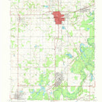 United States Geological Survey Christopher, IL (1968, 24000-Scale) digital map