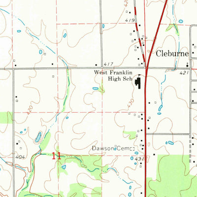 United States Geological Survey Christopher, IL (1968, 24000-Scale) digital map