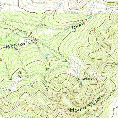United States Geological Survey Christoval, TX (1972, 24000-Scale) digital map